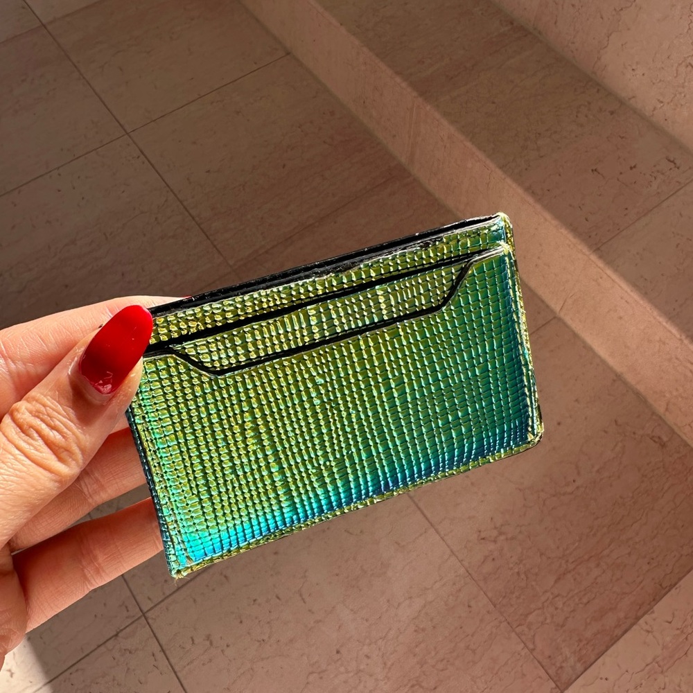 3.1 Phillip Lim Iridescent Card Holder